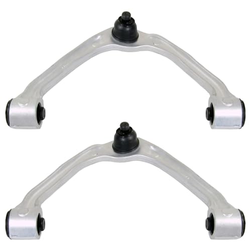 Image of Detroit Axle - 6pc Front End Suspension Kit for INFINITI G37 Q50 EX35 Q60 EX37 QX50, 2 Upper Control Arms with Ball Joint Assembly 2 Outer Tie Rods 2 Sway Bar Links Replacement