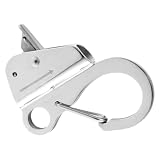 Verschiebbarer Verankerungshaken | Edelstahl verstellbare Clips | Stärke Mount Haken | für Schnellboote, Kajaks, Angeln, Camping, Gepäck