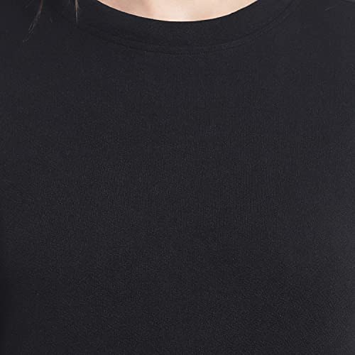 Image of RABBY Womens Poly Cotton Regular Fit Solid Track Suit with Round Neck and Full Sleeves Ideal for Yoga Workout Running and Daily Sportswear for Girls and Women