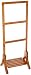 Organize It All Natural Bamboo 3 Tier Free Standing Bathroom Towel Rack Storage