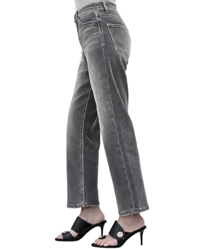 VERVET by Flying Monkey Gray Denim Jeans High-Rise2