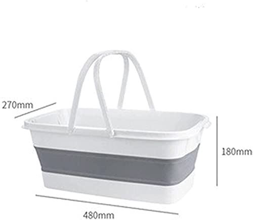 Seau pliage plastique compact pour remédier au manque de place buanderie - 7