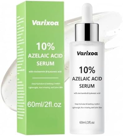 10% Azelaic acid Serum for face Inspired By Korean Skincare K Beauty Azalecic Acid Acido Azelaico Redness Soothing Serum with Azaleic acid, Hyaluronic Acid, Niacinamide, Spot Care(2FL.OZ/60 ML)