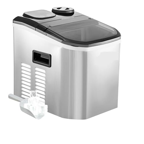 Machine à glaçons électrique 18kg automatique manuel portable pour glace maison - 2