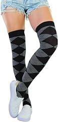 Large Argyle Print - Grey