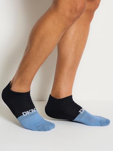 DKNY Mens Men's 6 Pack Sport Cushion Low Cut Socks3