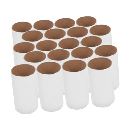 Veemoon 20 Pack Paper Rolls Handmade Craft Tubes Toilet Paper Rolls Craft Cardboard Tubes for Art Projects Boys and Girls' Creative Fun