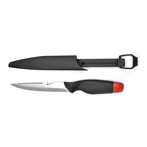 Coltello da Pesca con Lama da Sfilettamento in Acciaio Inossidabile con Custodia Rigida - Ideale Slatwater e Frashwater