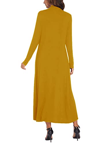 Image of Bluetime Women Floor Length Open Front Cardigan