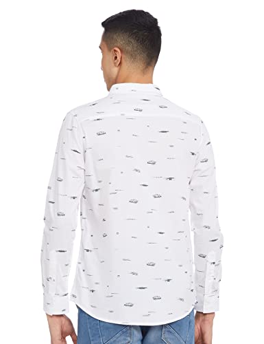 Image of Spykar Men's Solid Slim Fit Shirt