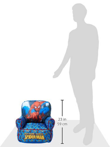 Marvel WN200507 Spiderman Bean Bag Sofa Chair,Blue,Large thumb #1