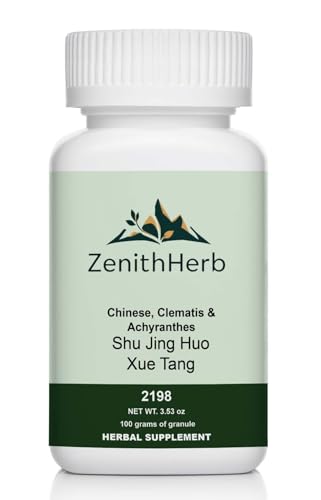 ZenithHerb-Shu Jing Huo Xue Tang-Chinese Clematis & Achyranthes, Granule, 100 Grams-Bottle