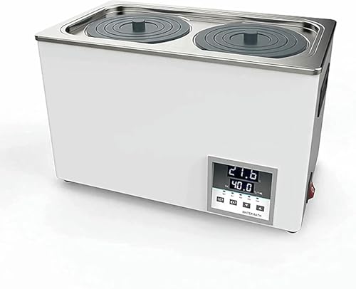 Cyfrowa wanna wodna, termostatyczna wanna termostatyczna z wyświetlaczem LCD i osłoną ochronną do eksperymentów naukowych i zastosowań laboratoryjnych, idealna do badań