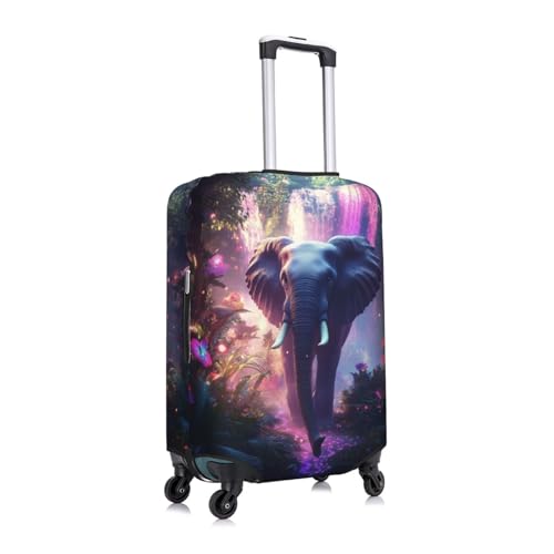 Elephant Colorful Luggage Cover Suitcase Cover Protector Travel Suitcase Cover3