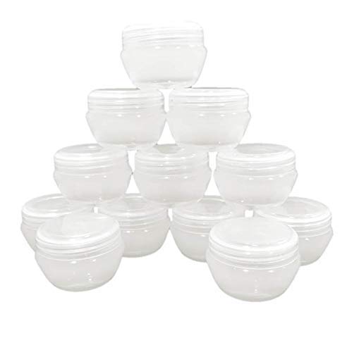 Hunky Dory Acrylic 30Grams Unbreakable Premium Qaulity Plastic Transparent Cosmetics Shan Jar Container for Creams,Lip Balm, Body Butter, Essential oil, Costemic, Makeup Use (Pack of 6)-picture-13