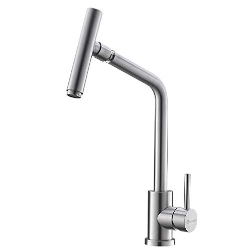 Robinet mitigeur cuisine eau chaude froide et filtre à eau orientable