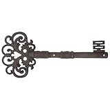 NOLITOY Kreativer Retro Gusseisen Schlüsselhalter Antikes Kunsthandwerk Vintage Hochzeits und Wohnaccessoire Rustikale Tür und Flurdekoration aus Recyceltem Eisen