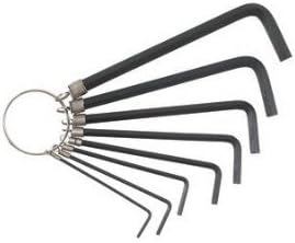 8pc Hex Key Wrench Set, MM (Pack of 2)