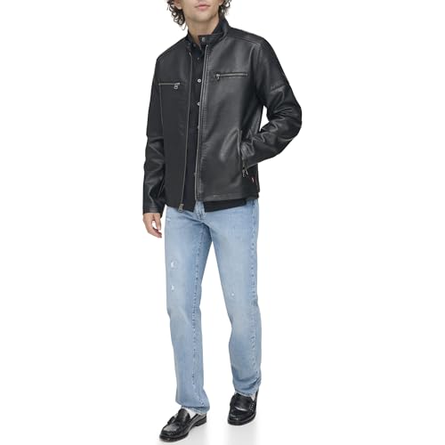 Image of Levi's Men's Faux Leather Racer Jacket