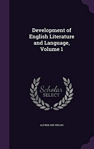 Development of English Literature and Language,... 1341929892 Book Cover