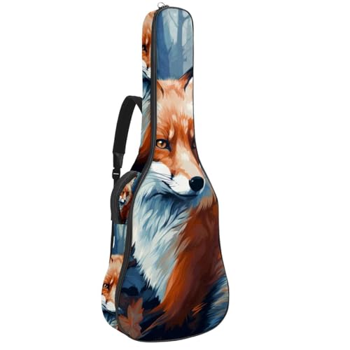 Sac à dos guitare acoustique renard pour cours et voyages