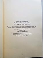 Where the Wagons Rolled Volume One, The history of Lincoln County (Colorado) and the People Who Came Before 1925 B000HJRAC0 Book Cover