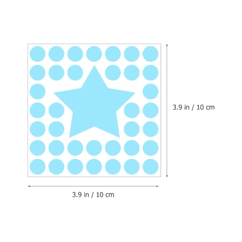 Calcomanías de Estrellas Luminiscentes para Pared Azul 2 Pzs miniatura 2