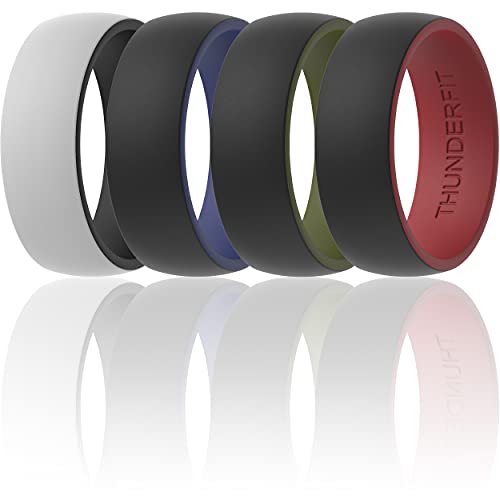 Bagues de mariage en silicone contre les risques de blessure au travail pour homme