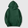 Mens Hoodies Pullover, Unisex Basic Hoodie UK Women Men Oversized Plain Hooded Sweatshirt Jumper Casual Fleece Long Sleeve Pullover Fall Sweater 2025 Green M #4
