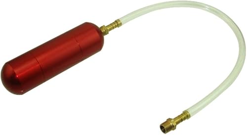 Miniatura 4 de Botella de energía de aluminio rojo para 2 tiempos, 50 cc, 60 cc, 80 cc, bicicleta motorizada a gas, bicicleta de empuje para 47 cc 49 cc Mini Moto