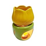 Calsa Di Più Calda - Meltro Di Candele Per Tè In Ceramica Con Diffusore Di Olio Essenziale | Elegante Casa Di Fragranza Per La Casa, Bruciatore Di Aromaterapia Decorativa Per Cubetti Di Cera, Re
