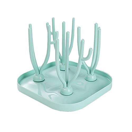 Image of 16 Branches Baby Bottle Drying Rack Bottle Dryer Holder for Reusable Baggies, Nipples, Cups, Pump Parts and Accessories