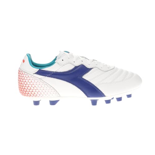 Diadora Mens Brasil Gr Lt Plus Mdpu Soccer Cleats - White - Size 7.5 M