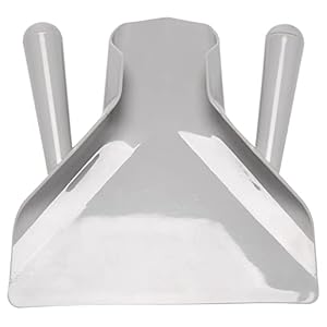 Wanjorlay Plastic Chip Shovel for Fries Shovel Charger Shovel Packaging Shovel Funnel Pop Corn Quick Recovery Double Handle