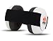 Ems for Kids Baby Earmuffs - White with Black. Made in The U.S.A! The Original and ONLY Earmuffs Designed specifically for Babies Since 2009