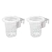 Hanging Aquarium Plant Holder, Adjustable Fish Tank Planter Cups with Hole Aquarium Planter Cups for Aquascape Decoration