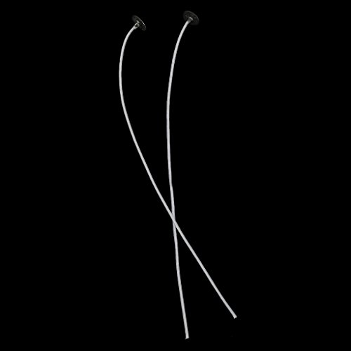 Pack de 100 mechas enceradas de 15 cm para velas miniatura 7