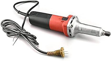 Geradschleifer 600W, Stabschleifer Elektrisch mit 3 Schleifköpfe, Geradschleifer für Winkelschleifer (Einstellbare Geschwindigkeit 0-27000 r/min Polierwerkzeug Ø6 mm)