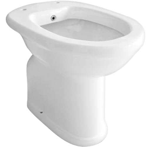 Sanitari Ceramica VASO / BIDET ANZIANI CHIUSO COMPLETO DI EROGATORE Pavimento