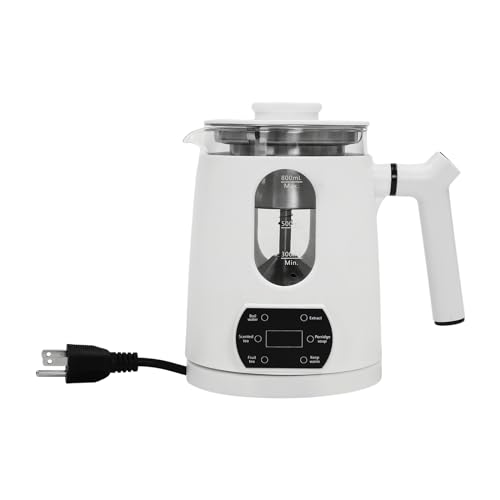 Tetera eléctrica con control de temperatura 0.8L para cocina miniatura 3
