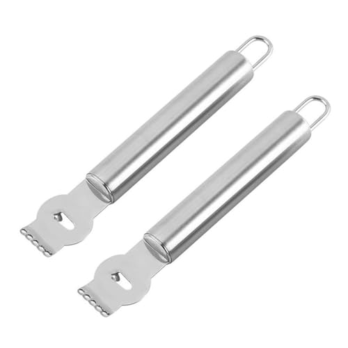 Qweradr Éplucheur de citron en acier inoxydable, éplucheur de fruits et agrumes, barre, outil pour éplucher les cocktails, accessoires pour barre