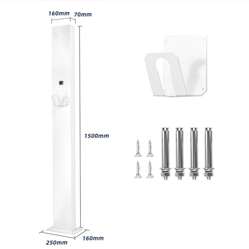 Borne de recharge robuste en acier durable pour véhicules électriques extérieurs - 3