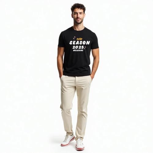 Image of ALOVA Round Neck Sports T-Shirt for Men - Printed Half Sleeves, Polyester, - Designed for Running, Gym, Training, Football, Cricket, and More