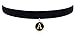 Cozylife 3/8" Girls Black Velvet Choker Necklace with 26 Letter Pendant (A)