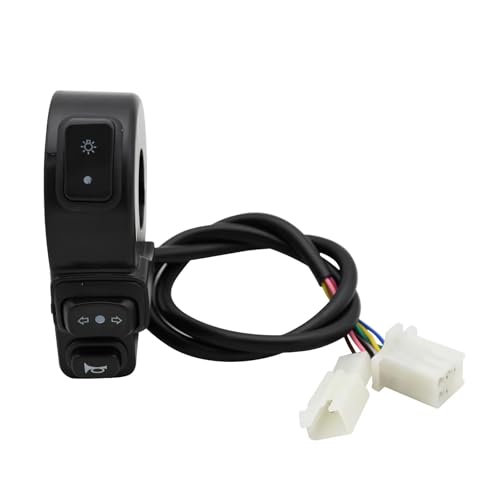 Interrupteur de commande de guidon de moto 22mm universel clignotant phare