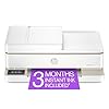 HP Envy 6555e Wireless All-in-One Color Inkjet Printer, Print, scan, Copy, Duplex Printing Best-for-Home, 3 month Instant Ink trial included (714N5A)