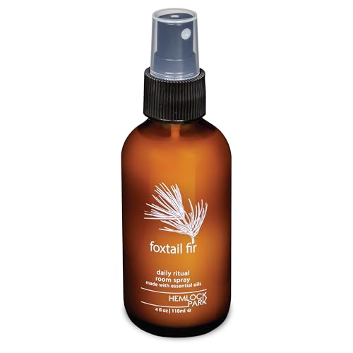 Image of Hemlock Park Foxtail Fir Botanical Mist Room + Linen Spray | 4 oz Glass Bottle | Made in USA