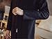 HZCX FASHION Men's Vintage Cotton Linen Stand Collar Frog-Button Trench Coats DSB303-W201-85-SO-US L