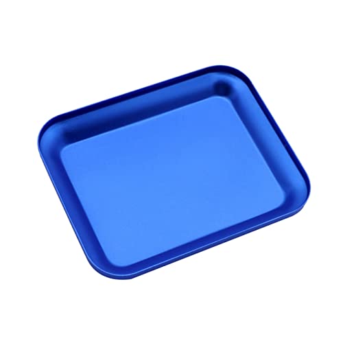 Alipis Magnetic Parts Tray Durable Magnetic Nut and Bolt Holder for Screws Sockets and Tools Compact for Workbench Organization Blue