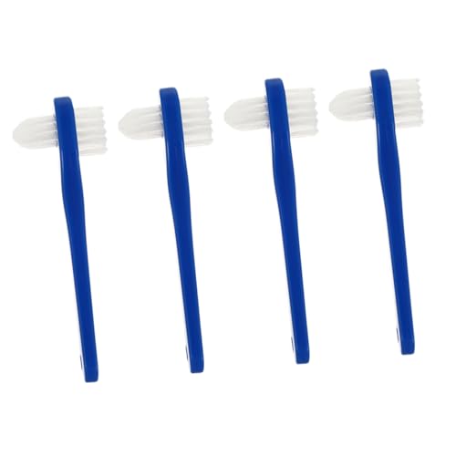 HAPINARY Firm Toothbrush Wide Brush Heads Cleaning Brush Portable Toothbrush Double Heads